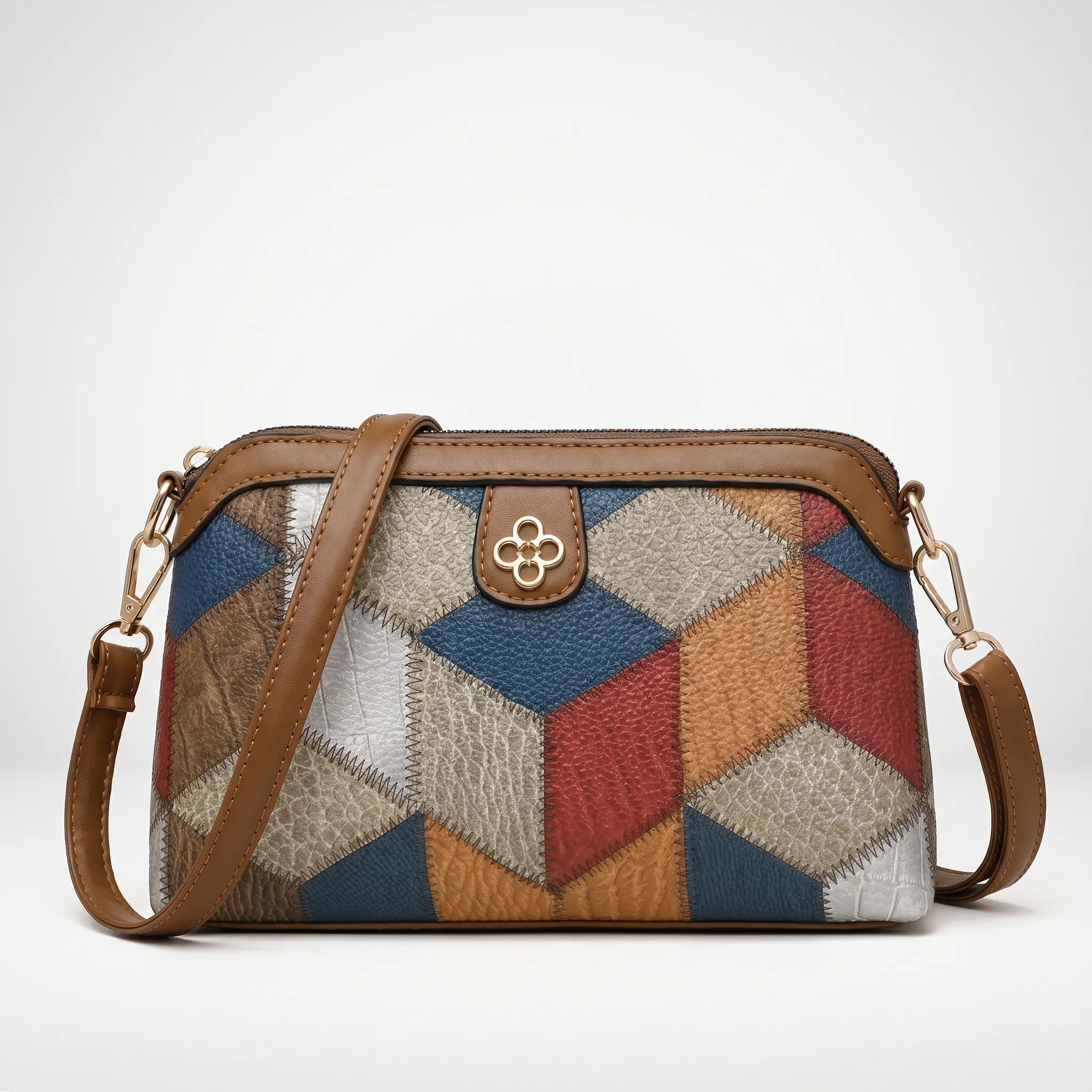 Nordspur | Mosaiqua Small Patchwork Crossbody Shoulder Bag