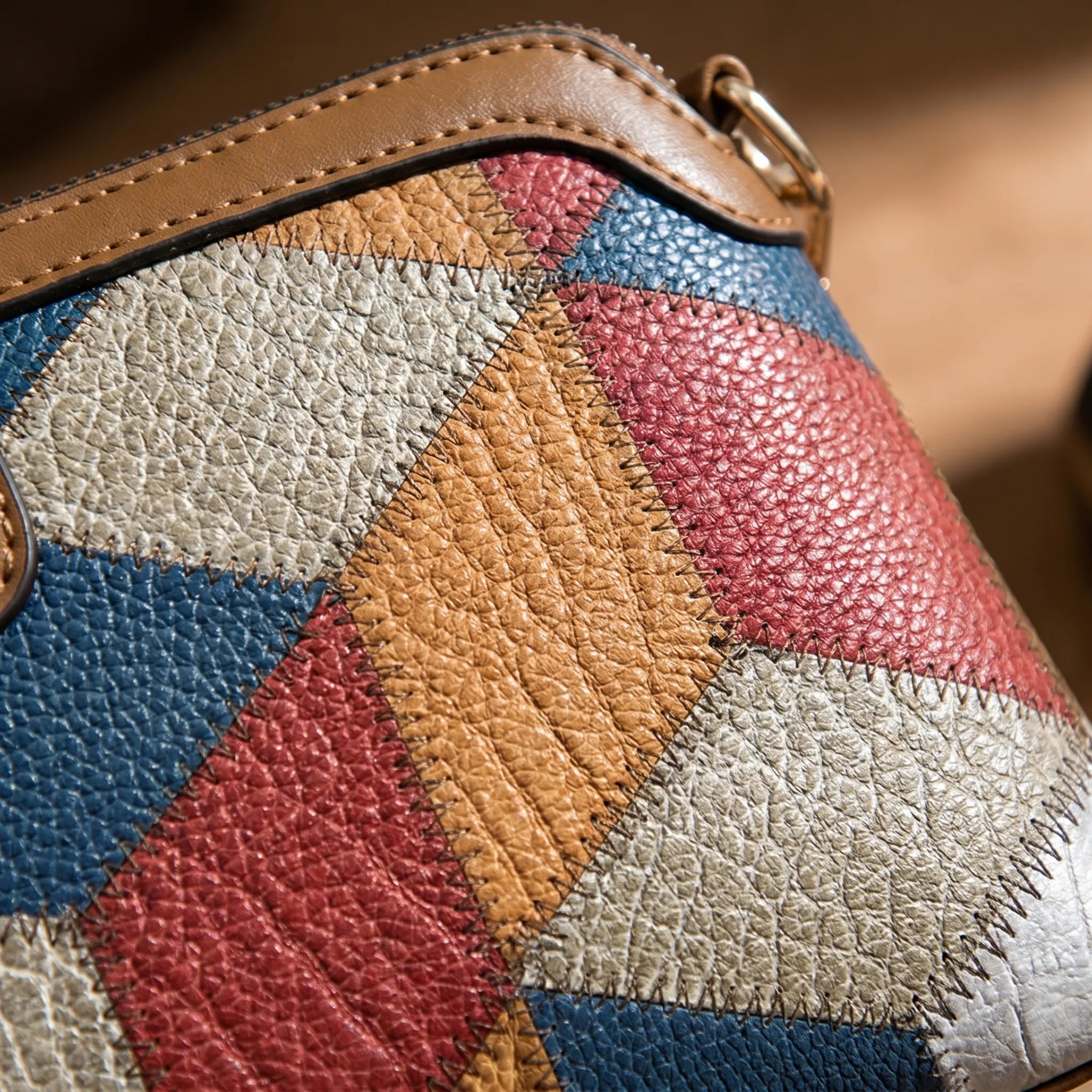 Nordspur | Mosaiqua Small Patchwork Crossbody Shoulder Bag