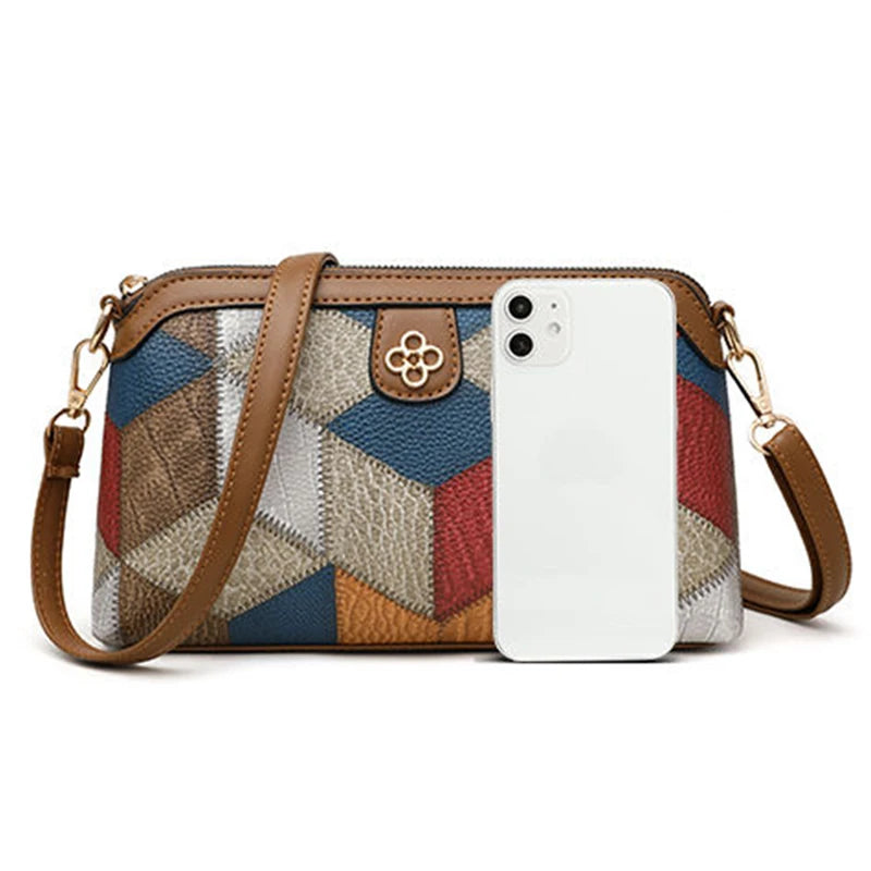 Nordspur | Mosaiqua Small Patchwork Crossbody Shoulder Bag