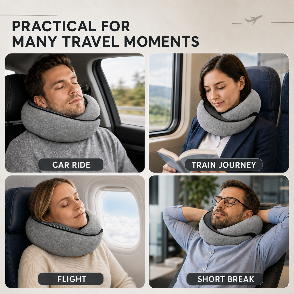 Nordspur | Neckluxe U Shaped Memory Foam Pillow