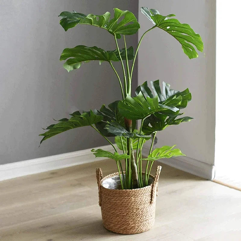 Nordspur | Nestara Hand-Woven Floor Plant Basket With Handles
