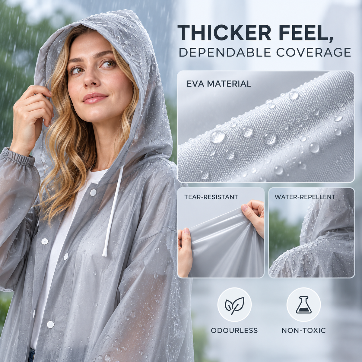 Nordspur | Nimbuswear Clear Hooded Raincoat