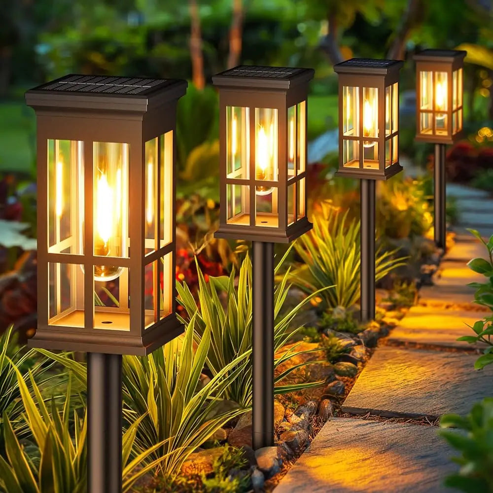 Nordspur | Nocensa Rectangular Dusk To Dawn Solar Path Lights