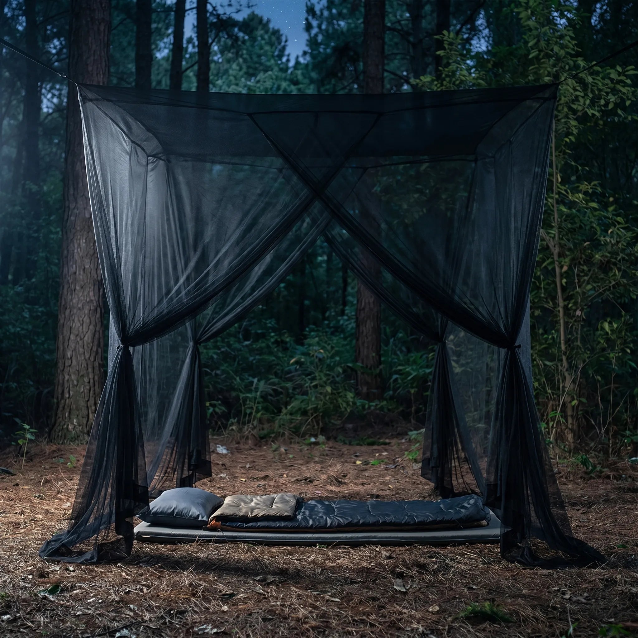Nordspur | Noctura Suspended 4-Door bed Canopy