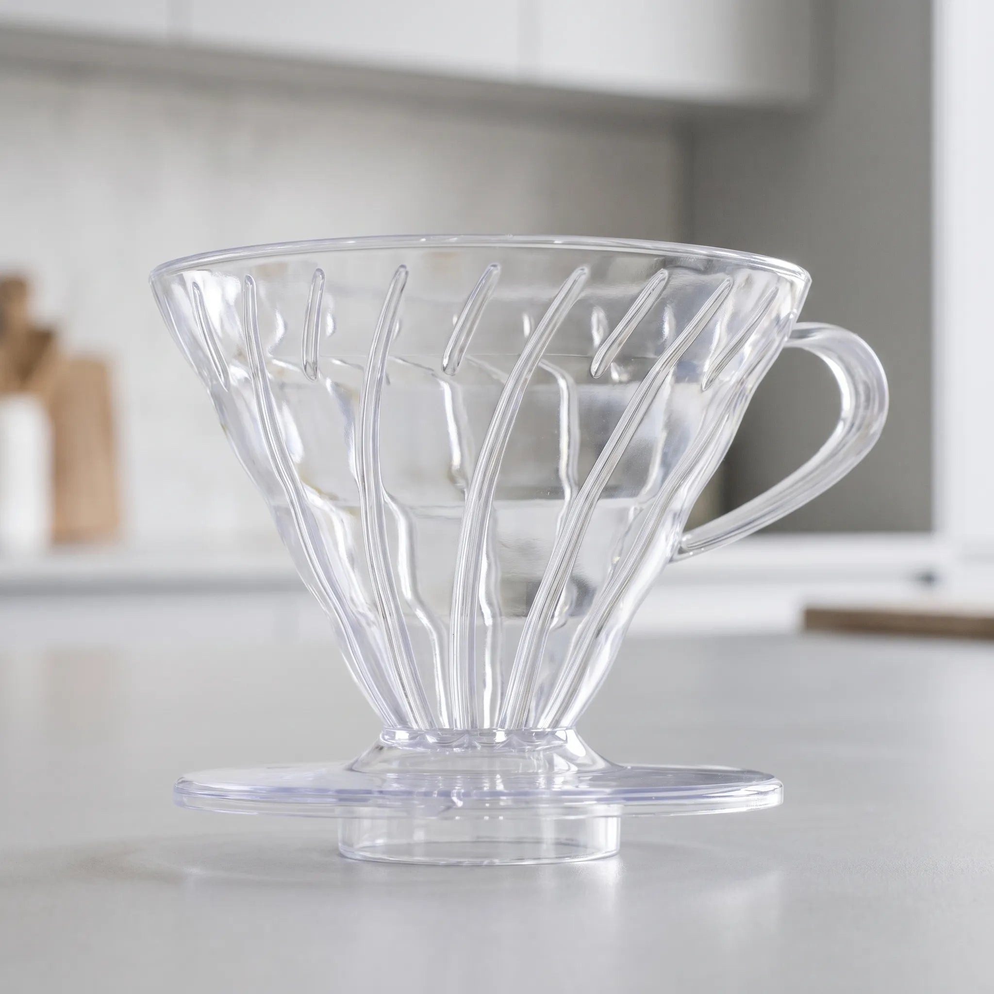Nordspur | OptiPour Transparent Cone Pour-Over Coffee Dripper