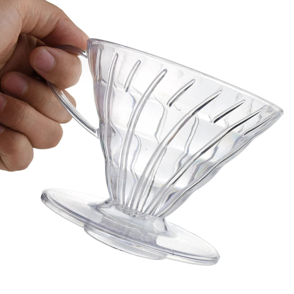 Nordspur | OptiPour Transparent Cone Pour-Over Coffee Dripper