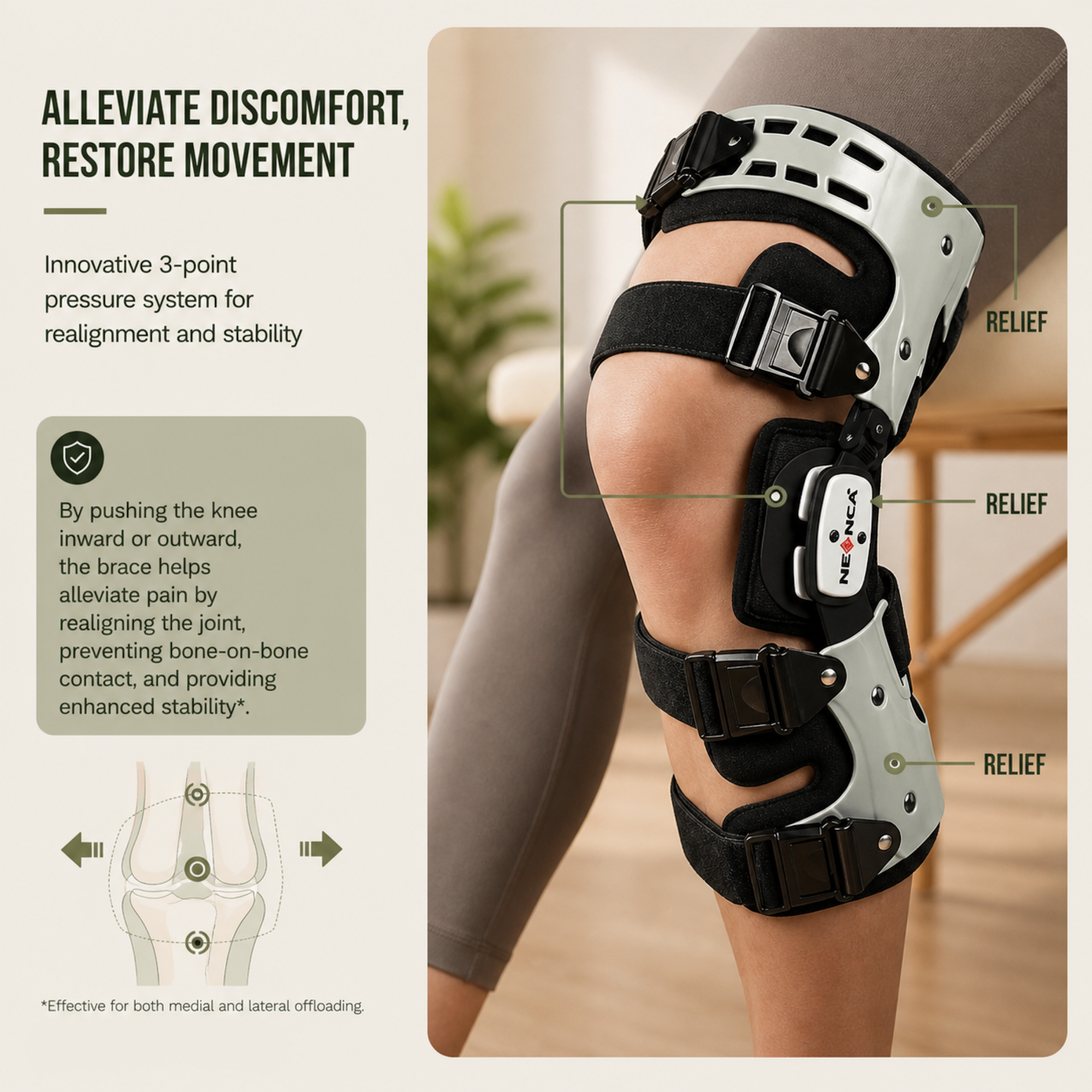 Nordspur | OrthoVance Unloader Knee Support Brace