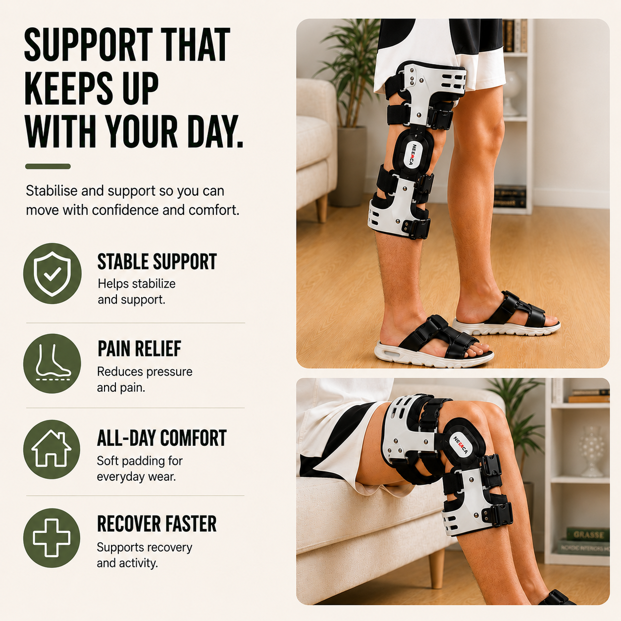 Nordspur | OrthoVance Unloader Knee Support Brace