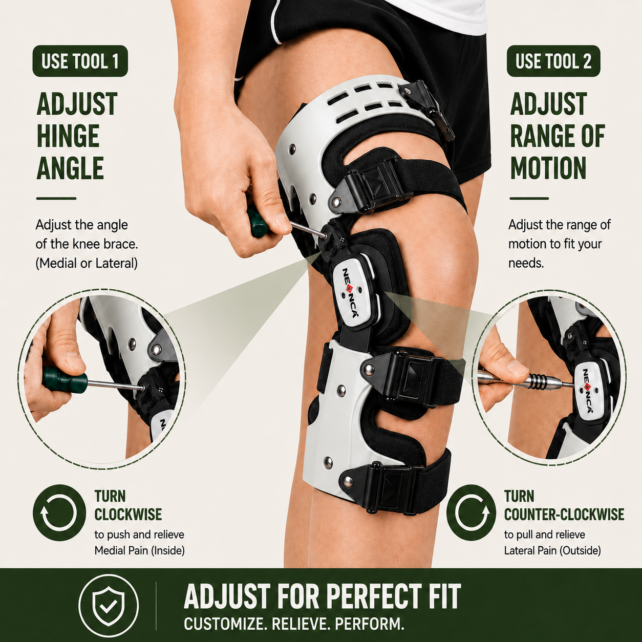 Nordspur | OrthoVance Unloader Knee Support Brace