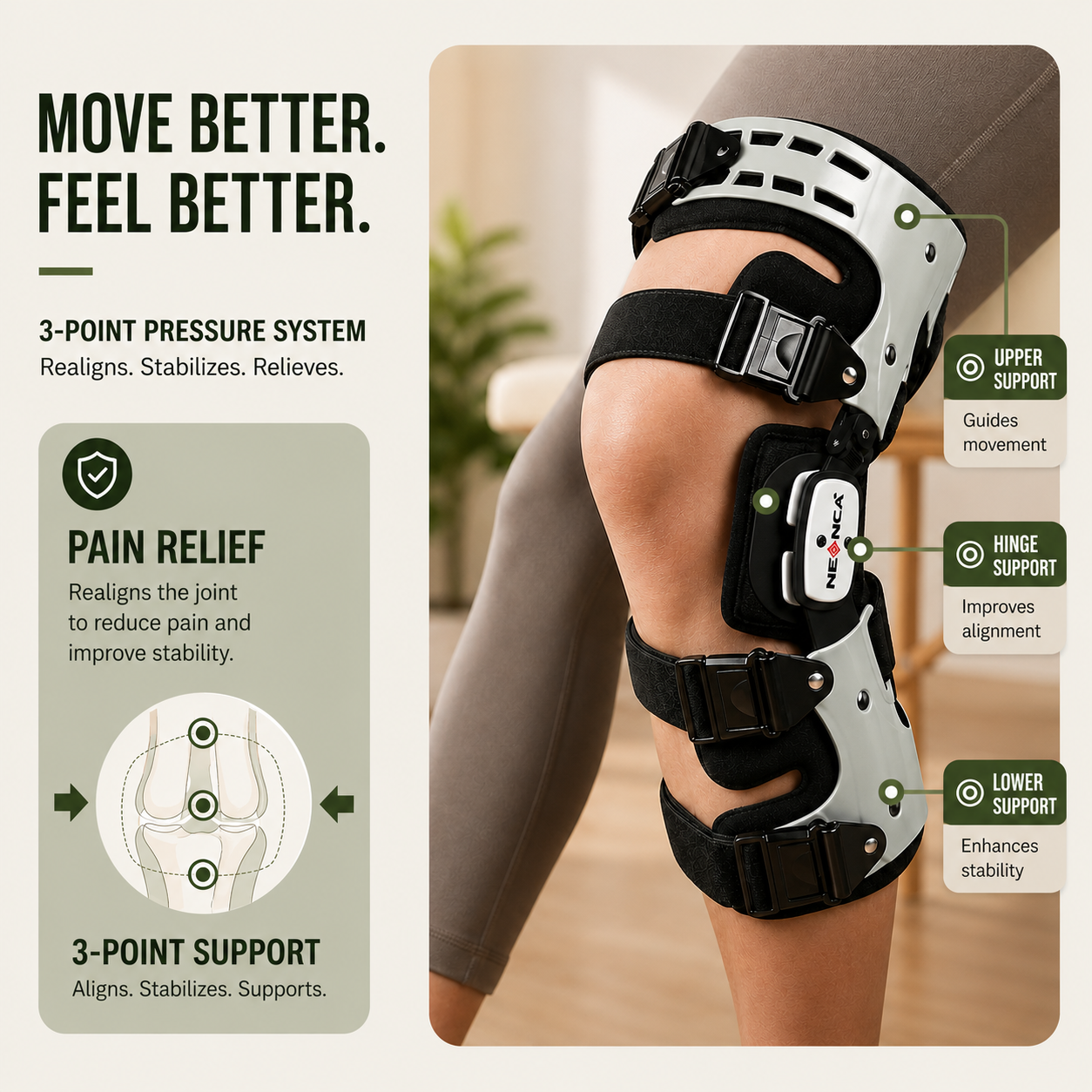 Nordspur | OrthoVance Unloader Knee Support Brace
