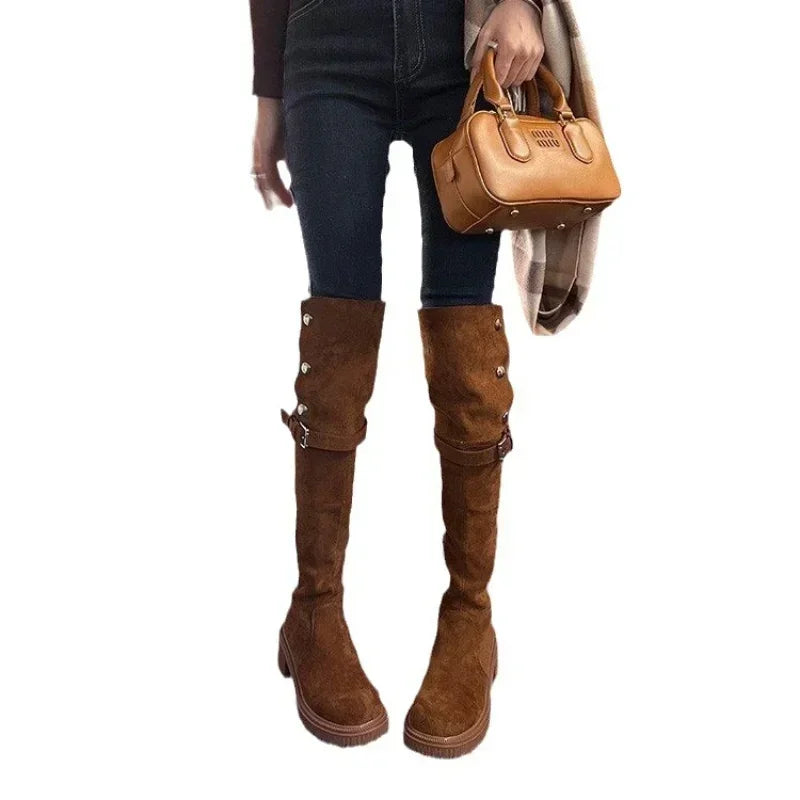 Nordspur | Over The Knee Suede Boots