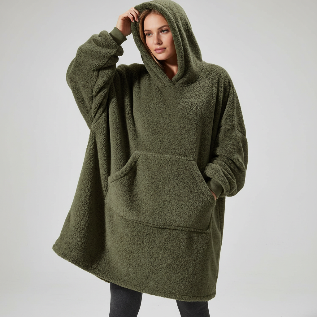 Nordspur | Oversize Fleece Hoodie Robe