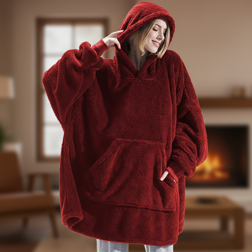 Nordspur | Oversize Fleece Hoodie Robe