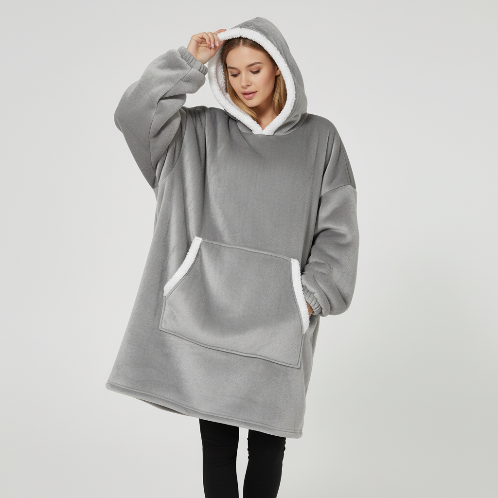 Nordspur | Oversized Fleece Hoodie Blanket