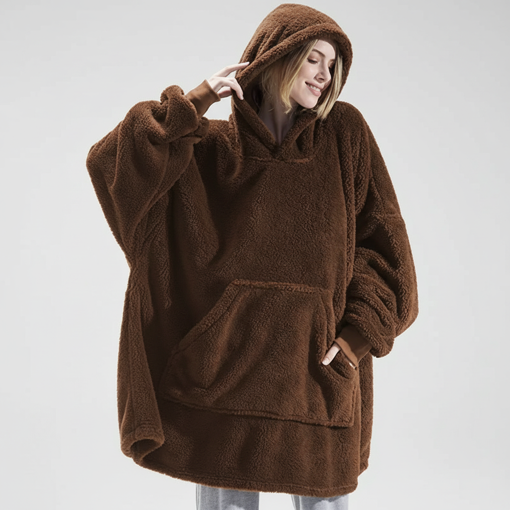 Nordspur | Oversized Fleece Pullover Hoodie