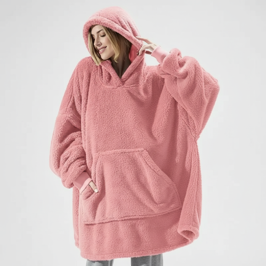 Nordspur | Oversized Fleece Pullover Hoodie