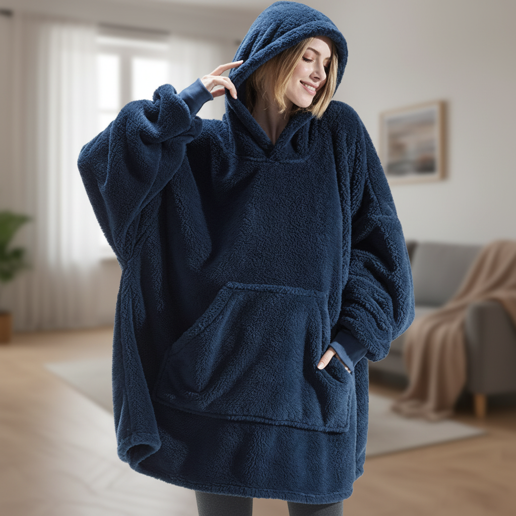 Nordspur | Oversized Fleece Pullover Hoodie