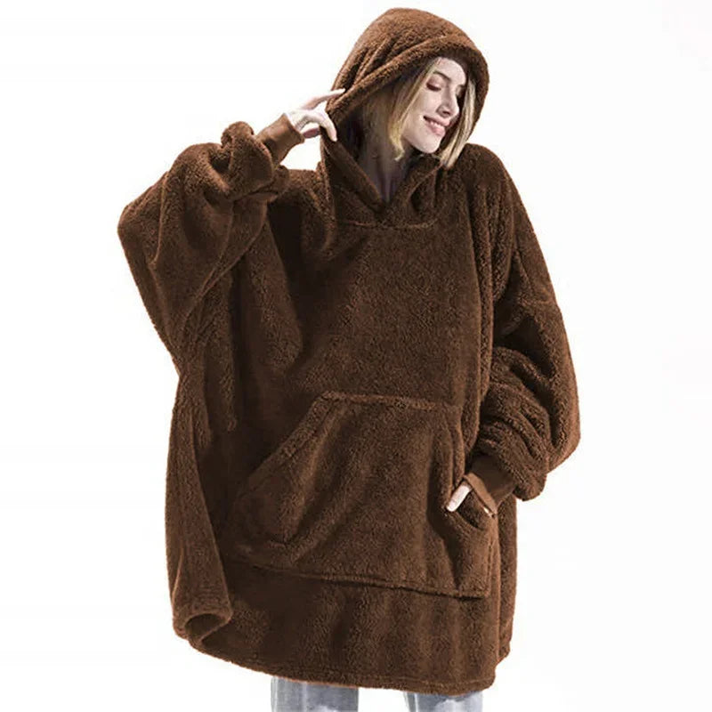 Nordspur | Oversized Fleece Pullover Hoodie