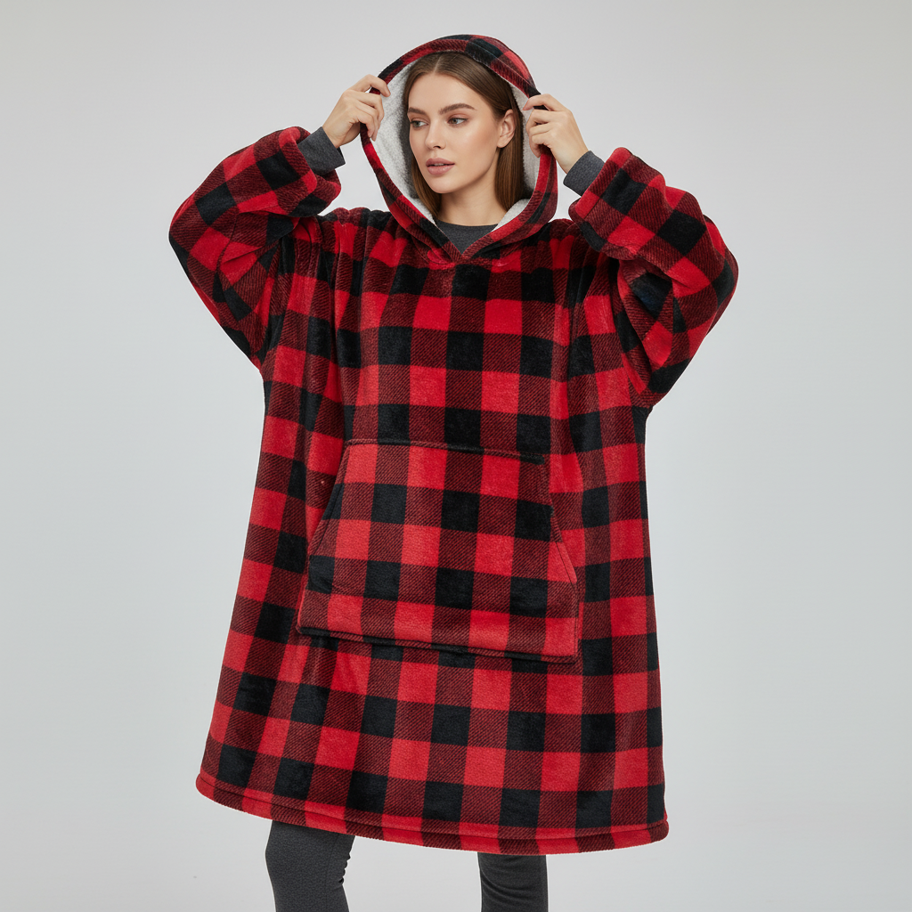 Nordspur | Oversized Hooded Blanket Robe