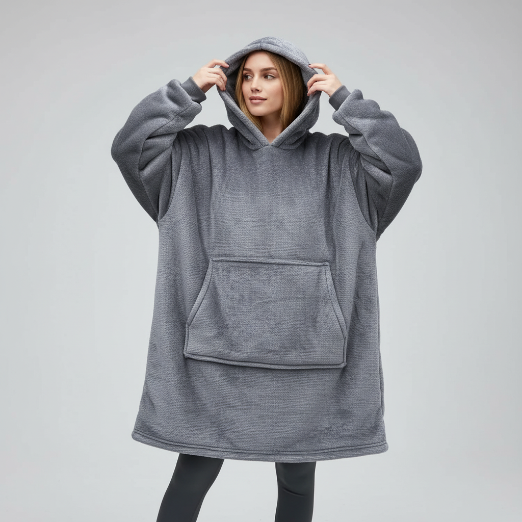 Nordspur | Oversized Hooded Blanket Robe