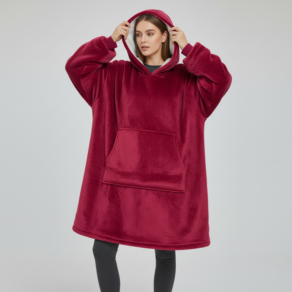 Nordspur | Oversized Hooded Blanket Robe
