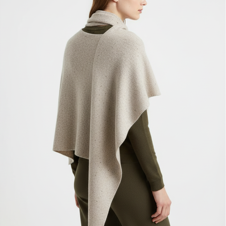 Nordspur | Oversized Knitted Wool Shawl