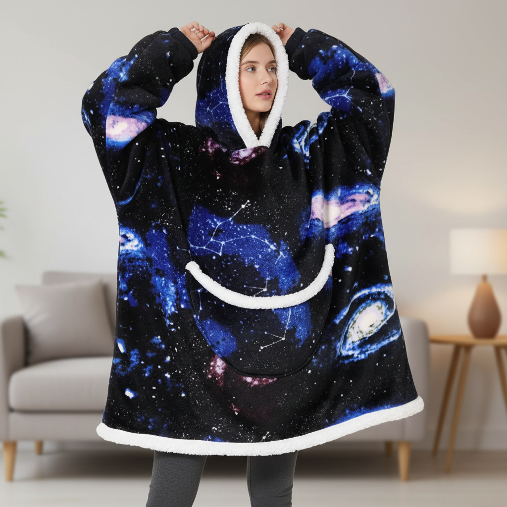 Nordspur | Oversized Sherpa Blanket Hoodie