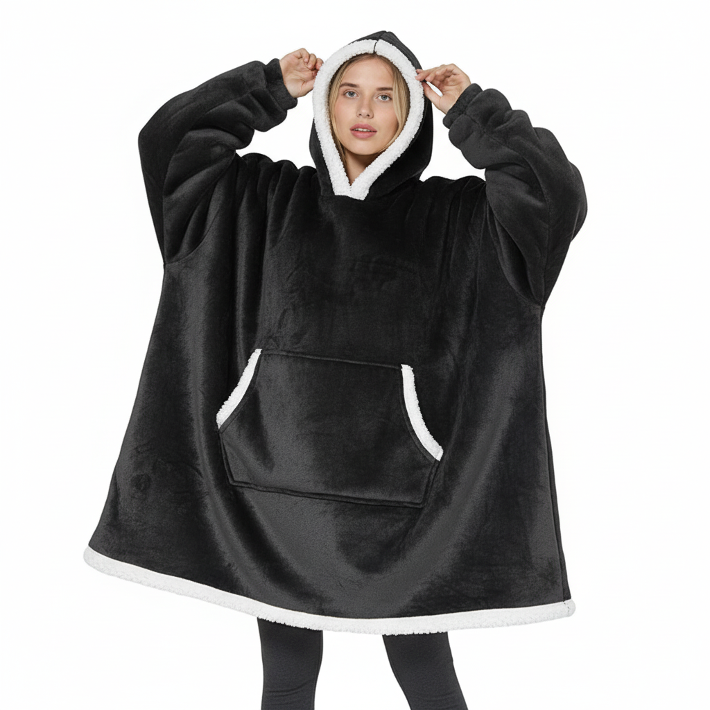 Nordspur | Oversized Sherpa Blanket Hoodie