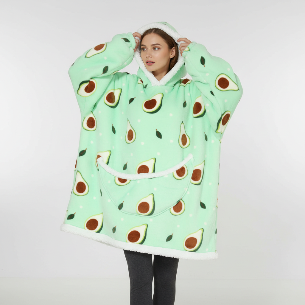 Nordspur | Oversized Sherpa Blanket Hoodie