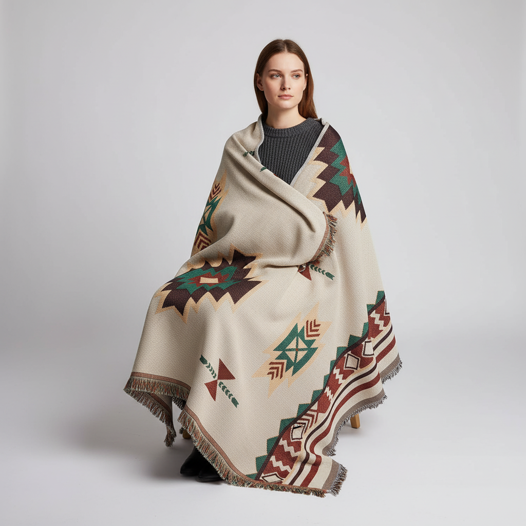 Nordspur | Oversized Woven Throw Blanket
