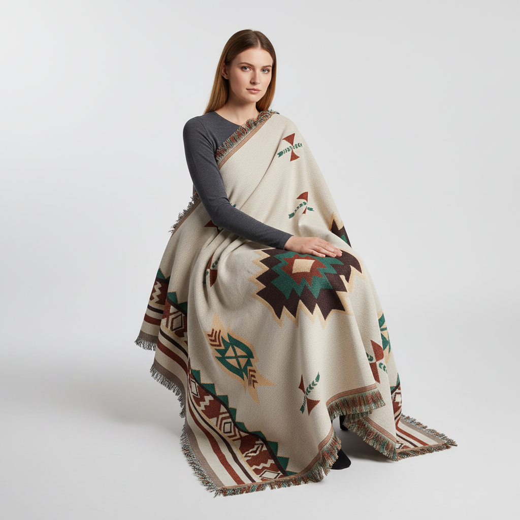 Nordspur | Oversized Woven Throw Blanket