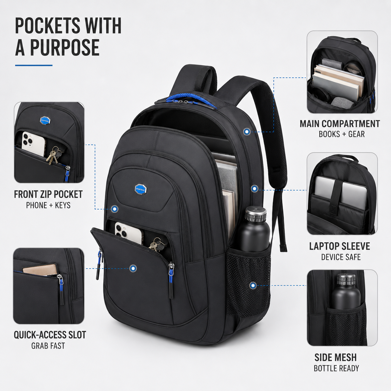 Nordspur | Oxford Business Backpack
