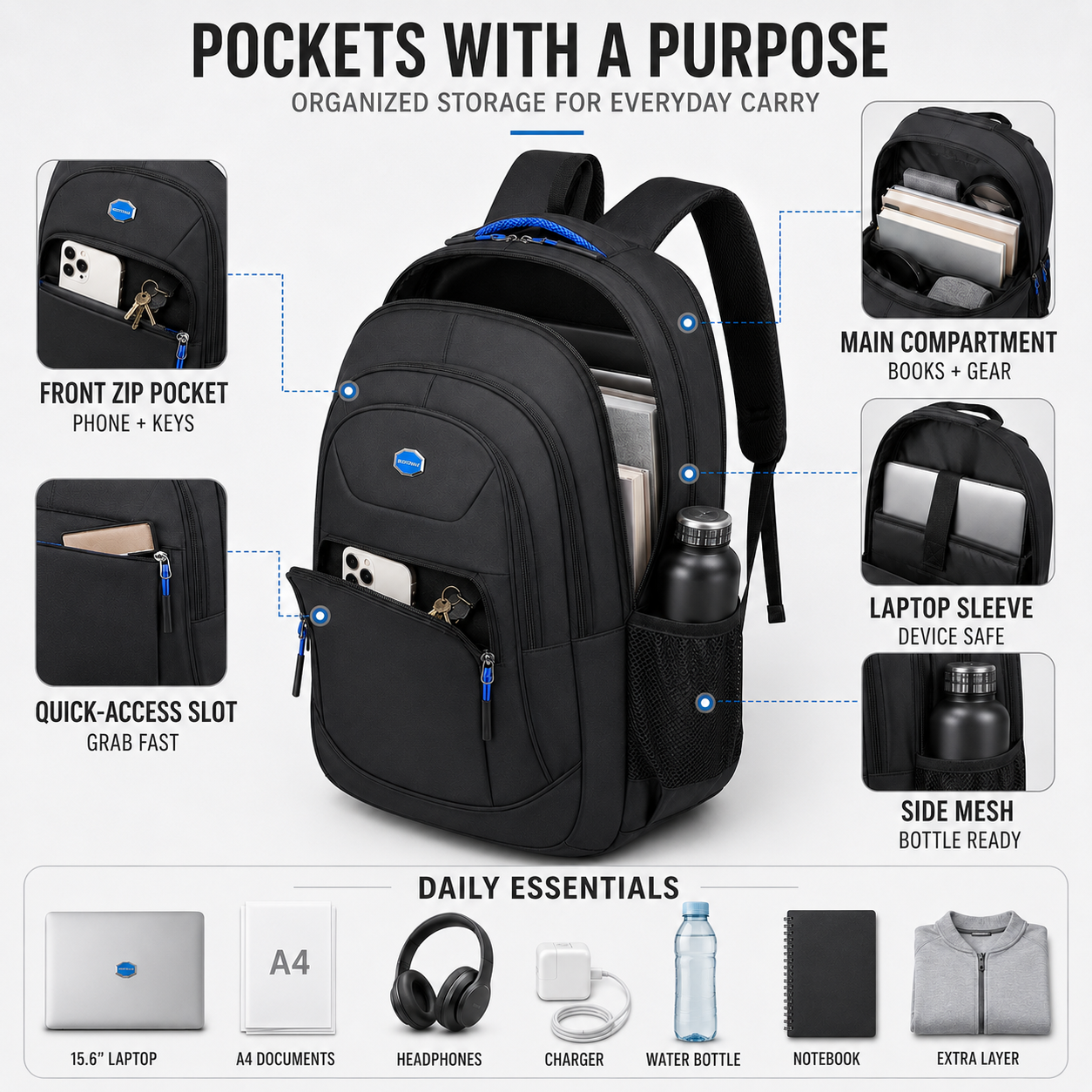 Nordspur | Oxford Business Backpack