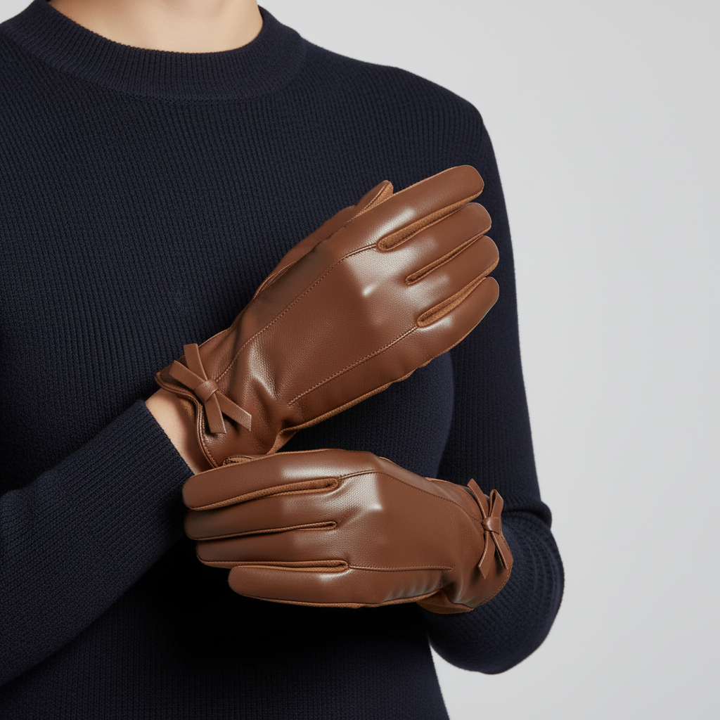 Nordspur | PU Leather Winter Gloves