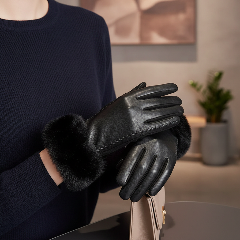 Nordspur | PU Leather Women's Gloves