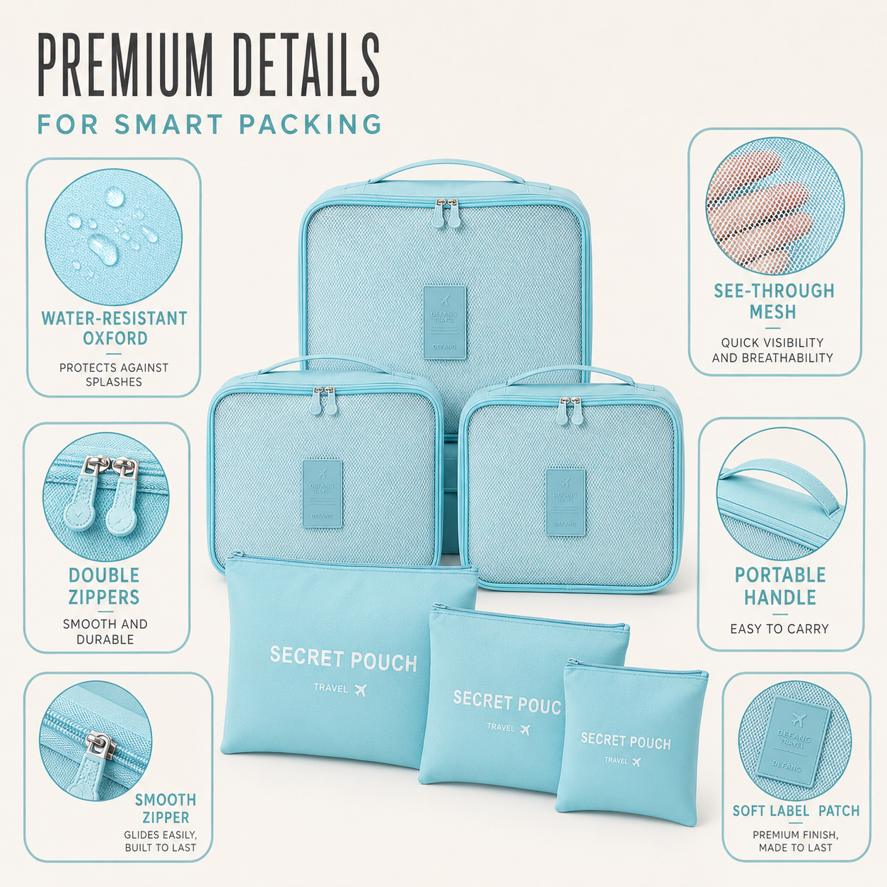 Nordspur | Packlyft Packing Cube Set