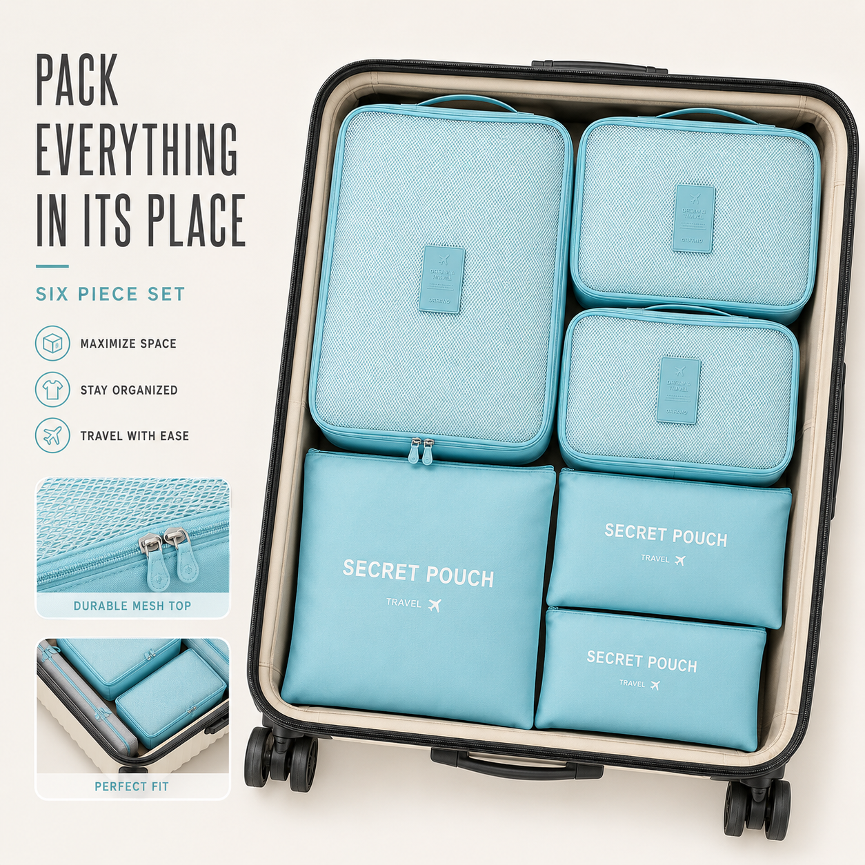 Nordspur | Packlyft Packing Cube Set