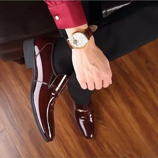 Nordspur | Patent Leather Oxford Loafer