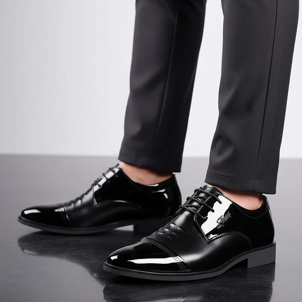 Nordspur | Patent Leather Oxford Shoe