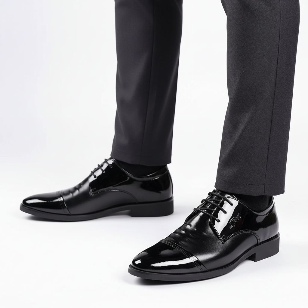 Nordspur | Patent Leather Oxford Shoe