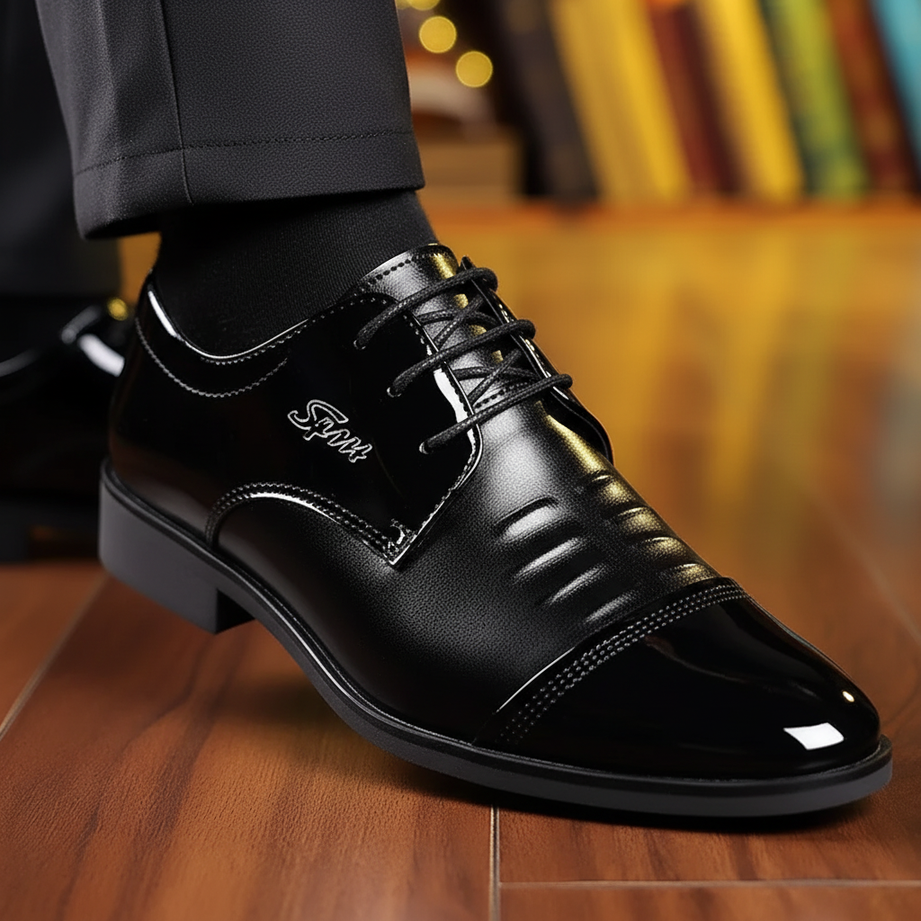 Nordspur | Patent Leather Oxford Shoe