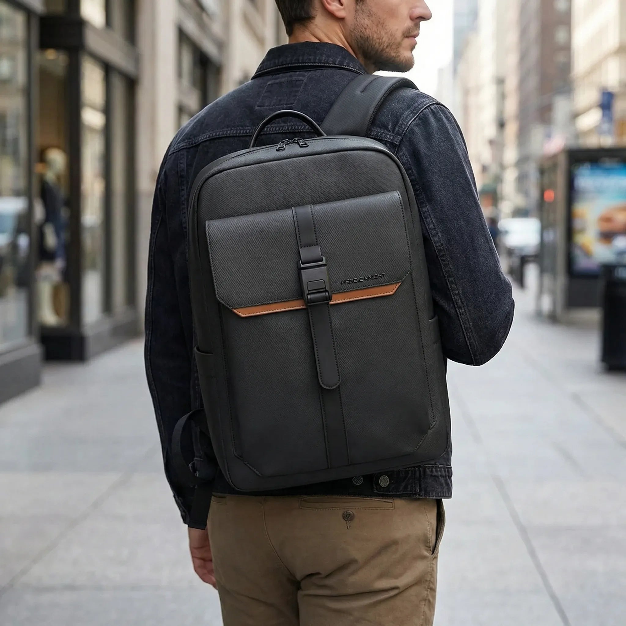 Nordspur | Pavone Water-Repellent Flap-Front Laptop Backpack