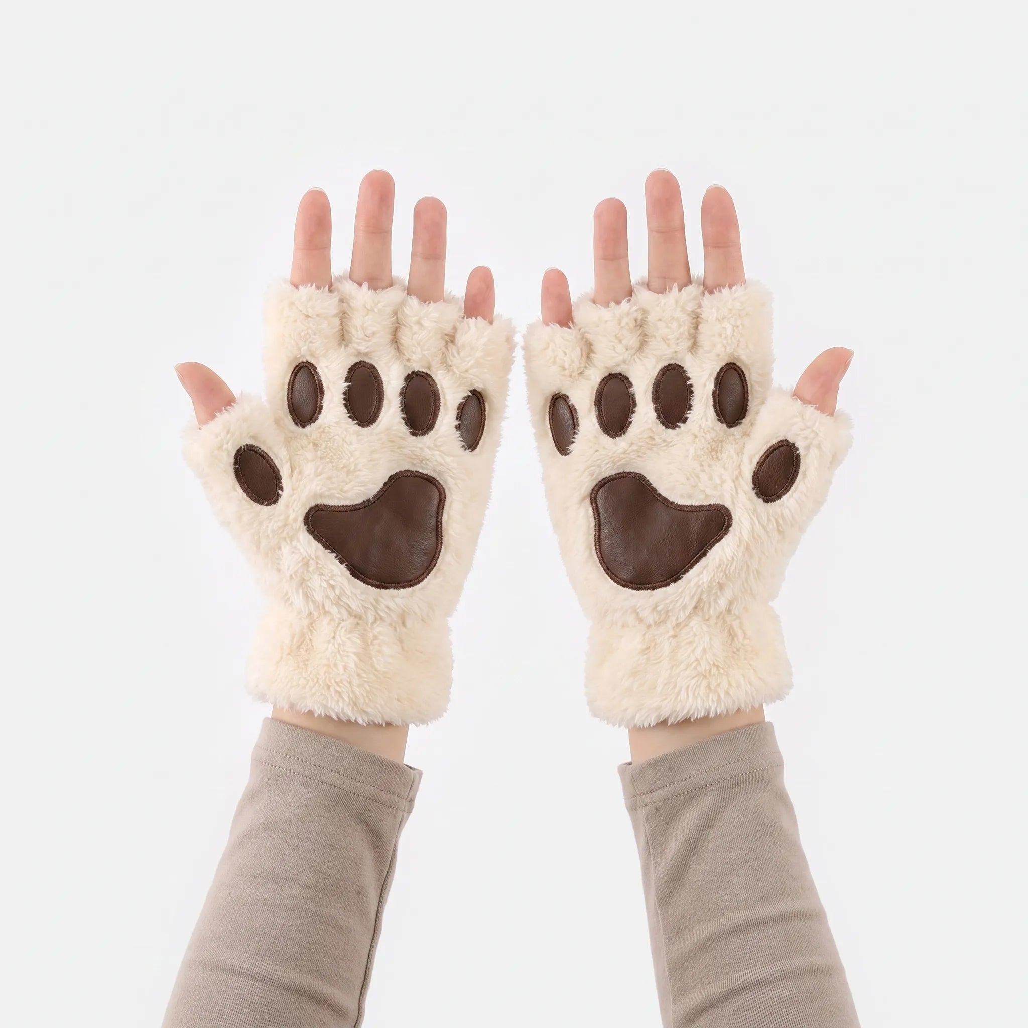 Nordspur | PawPals Fluffy Cat Paw Fingerless Gloves