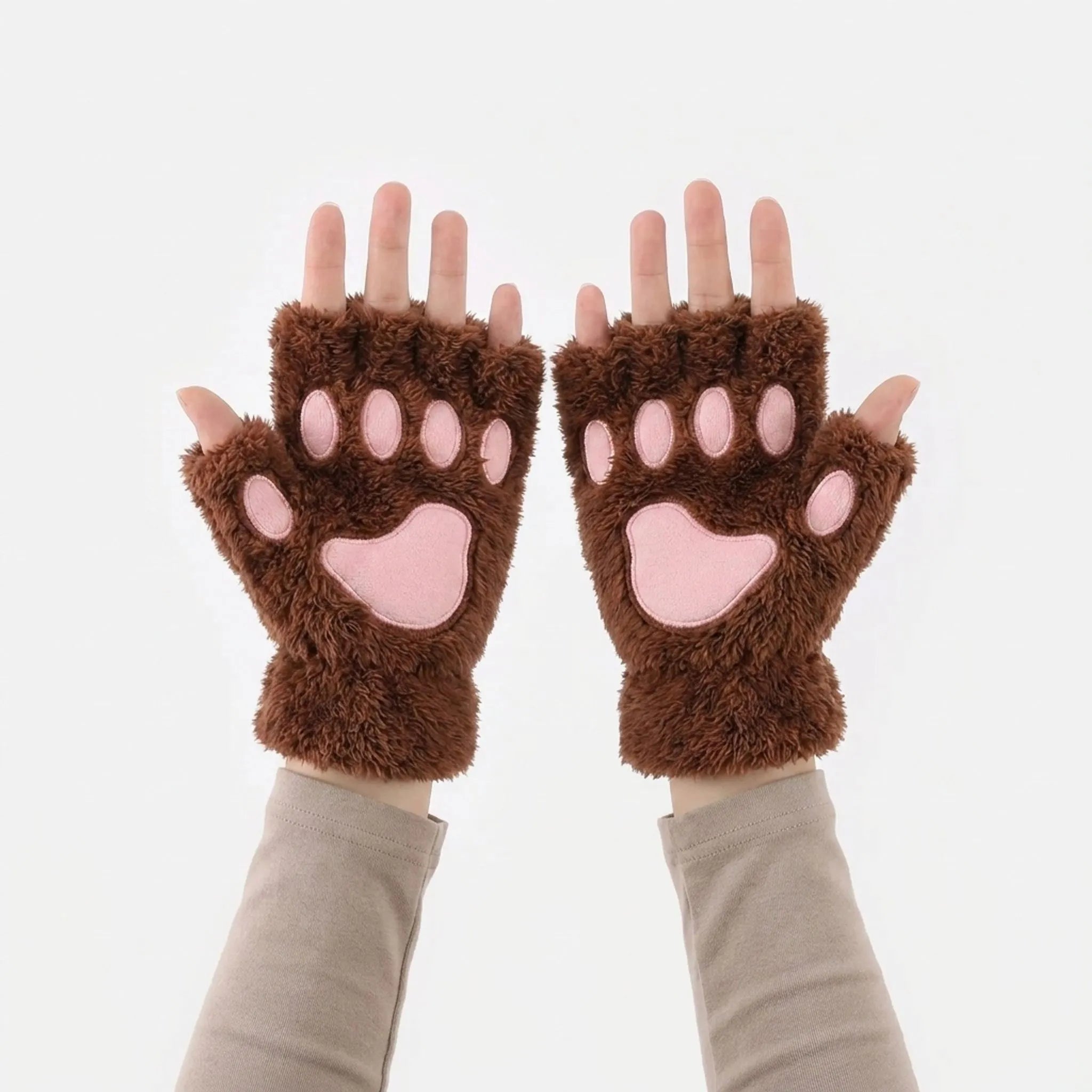 Nordspur | PawPals Fluffy Cat Paw Fingerless Gloves