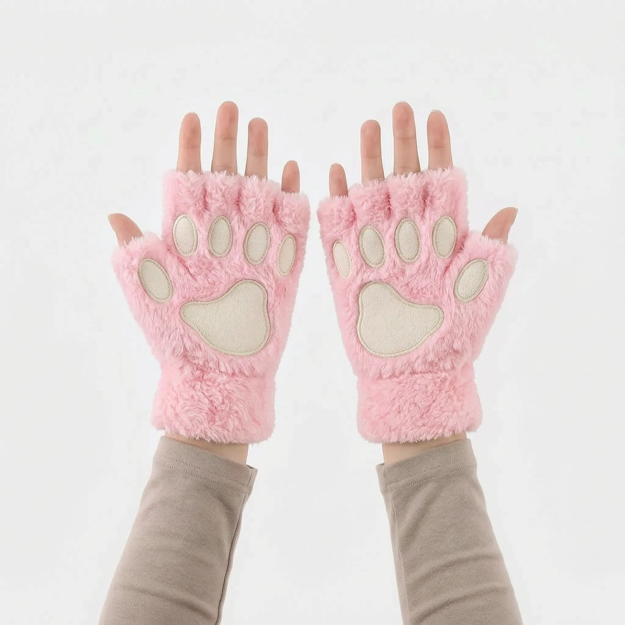 Nordspur | PawPals Fluffy Cat Paw Fingerless Gloves