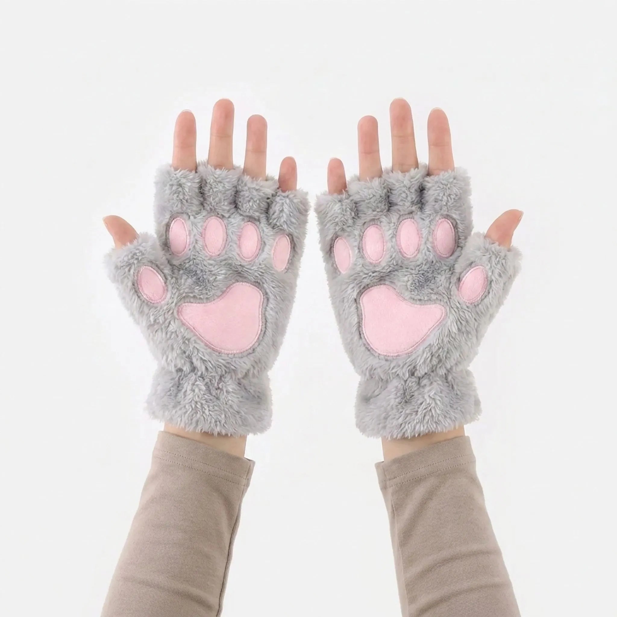 Nordspur | PawPals Fluffy Cat Paw Fingerless Gloves