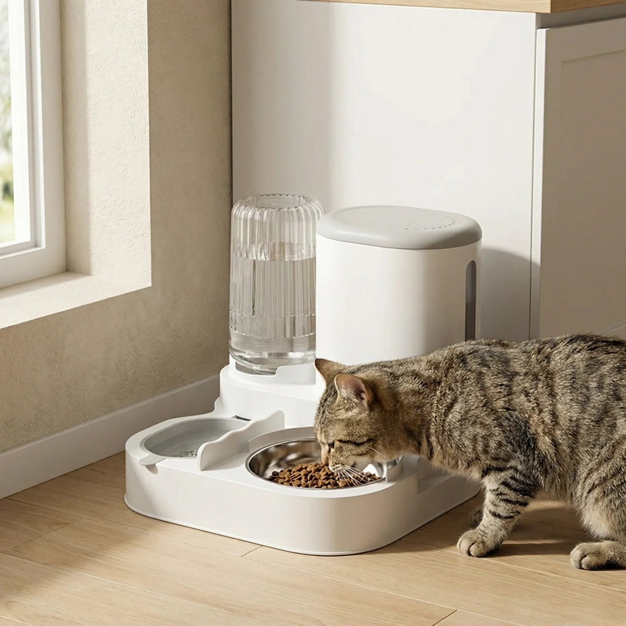 Nordspur | Pawfount 2-In-1 Automatic Food And Water Dispenser