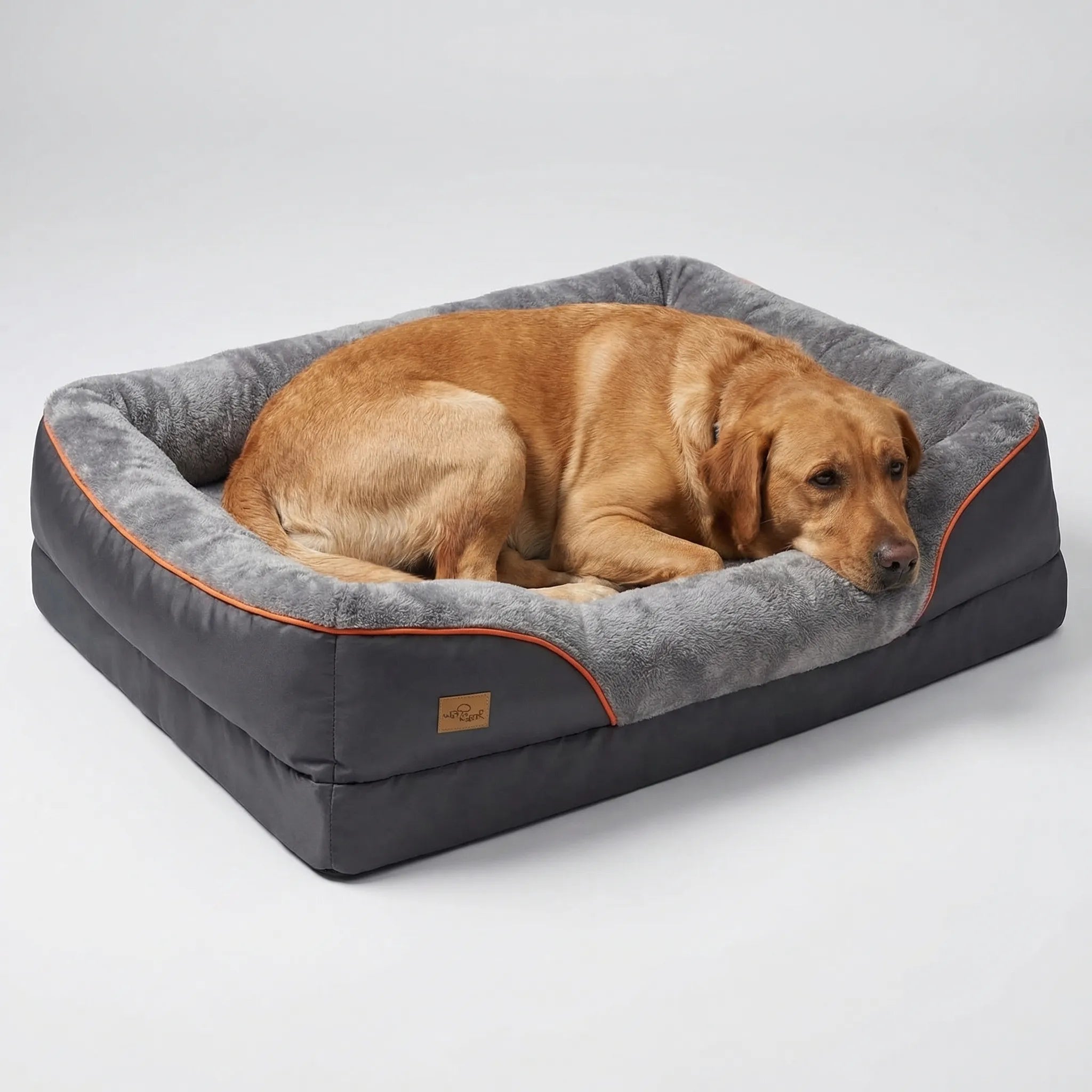 Nordspur | Pawmfort Orthopedic Foam Dog Bed With Bolster