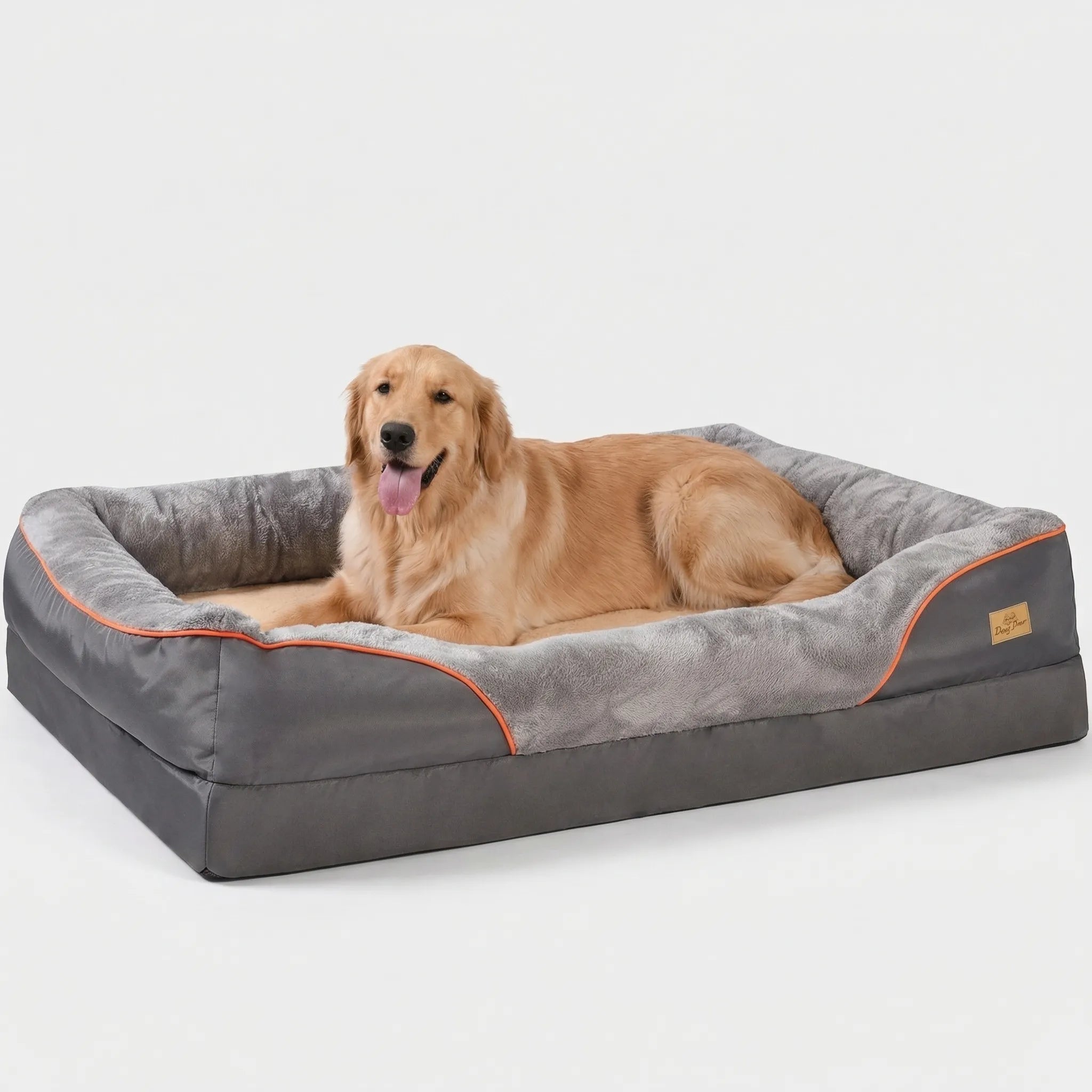 Nordspur | Pawmfort Orthopedic Foam Dog Bed With Bolster