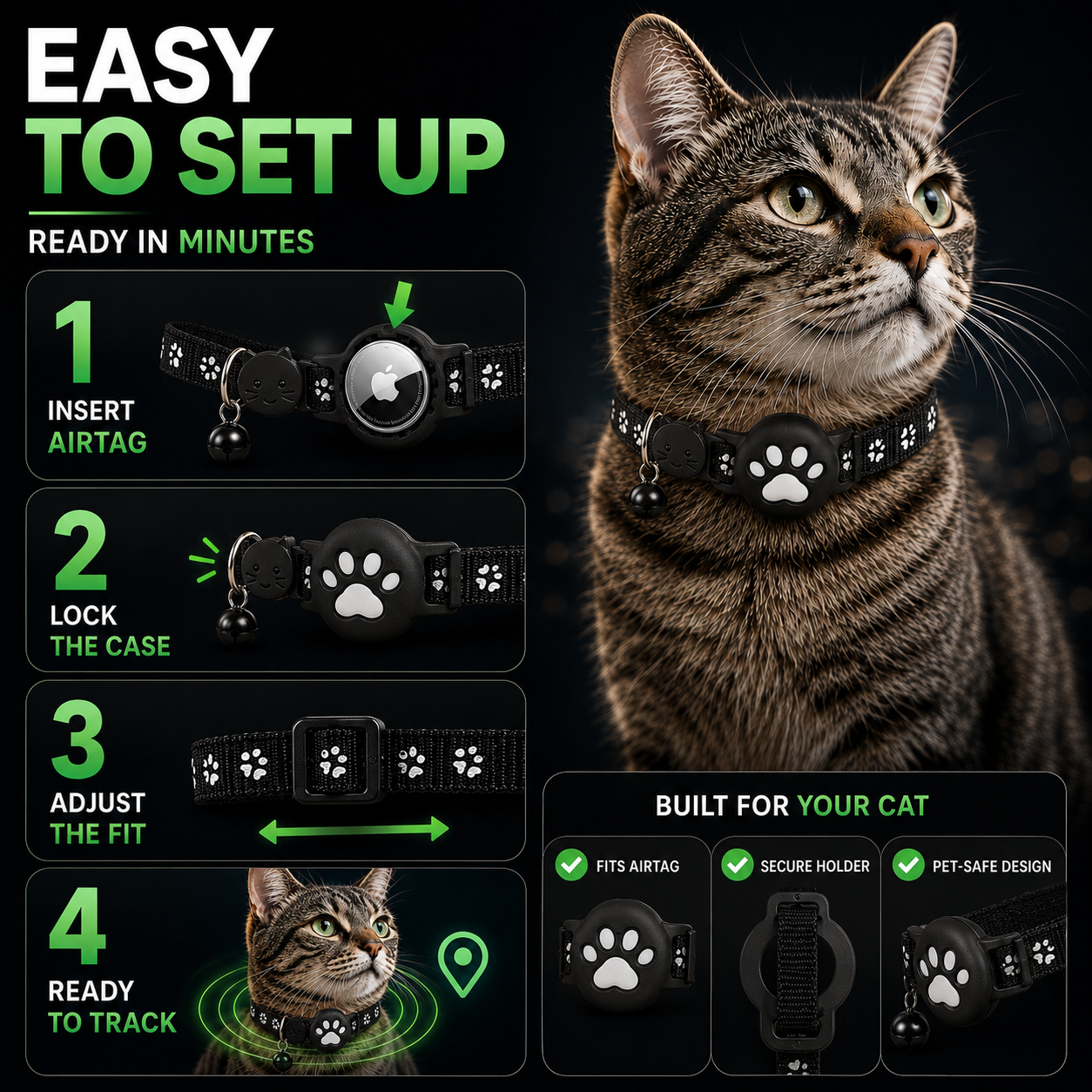 Nordspur | Pawtrackr GPS-Enabled Adjustable Pet Collar